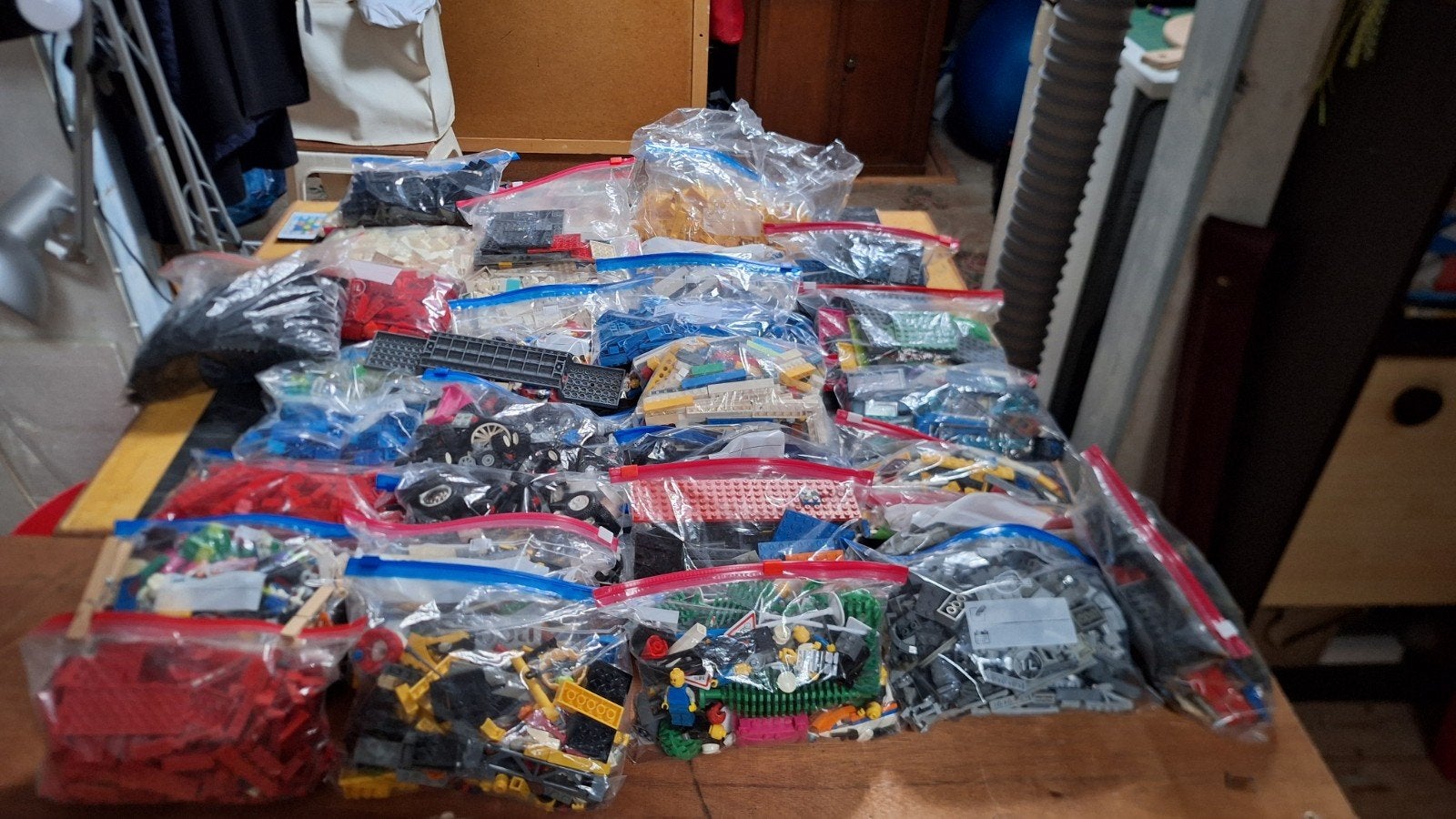 Grote partij gesorteerde LEGO 13 kg met trein (defect), Ophalen, Gebruikt, Lego, Losse stenen