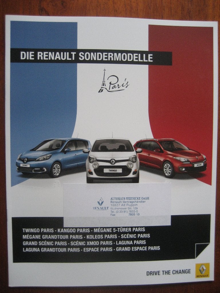 Renault Sondermodelle Paris (2013), Ophalen of Verzenden, Nieuw, Renault
