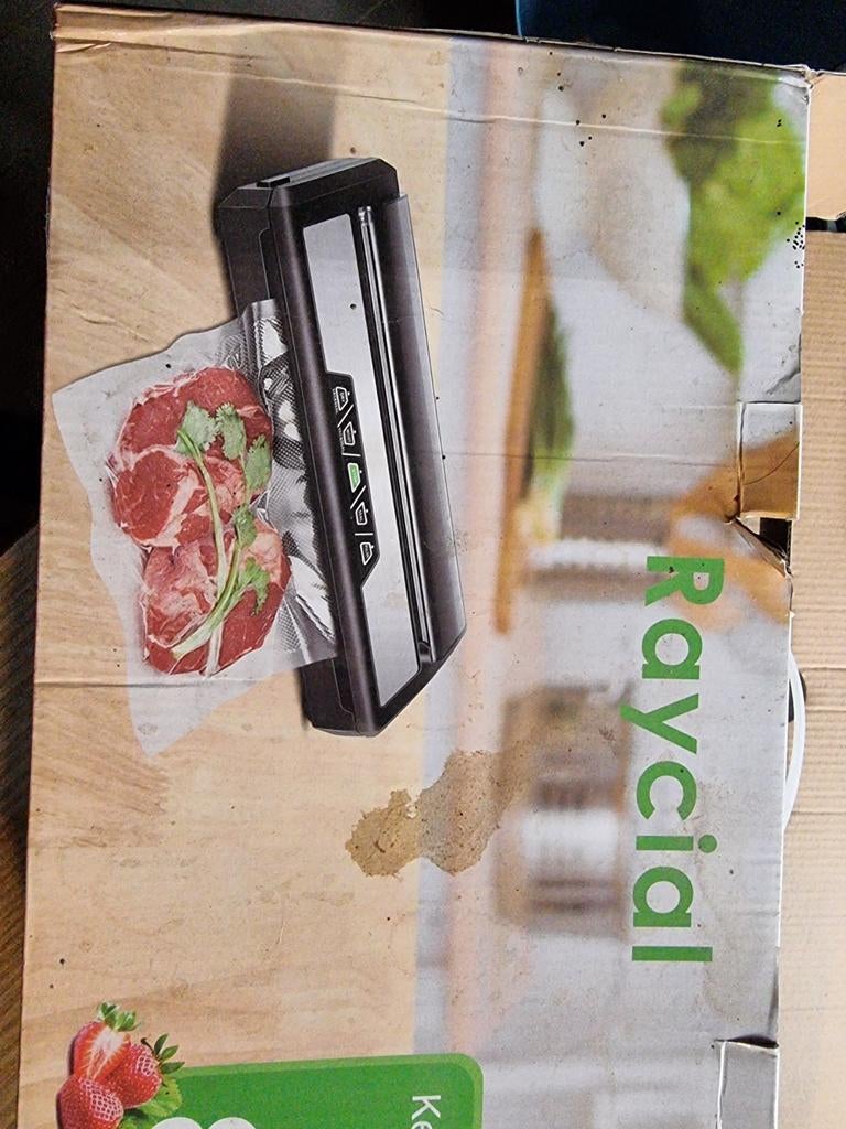 Raycial Vacuümmachine - Houdt voedsel tot 8x langer vers, Ophalen of Verzenden, Gebruikt
