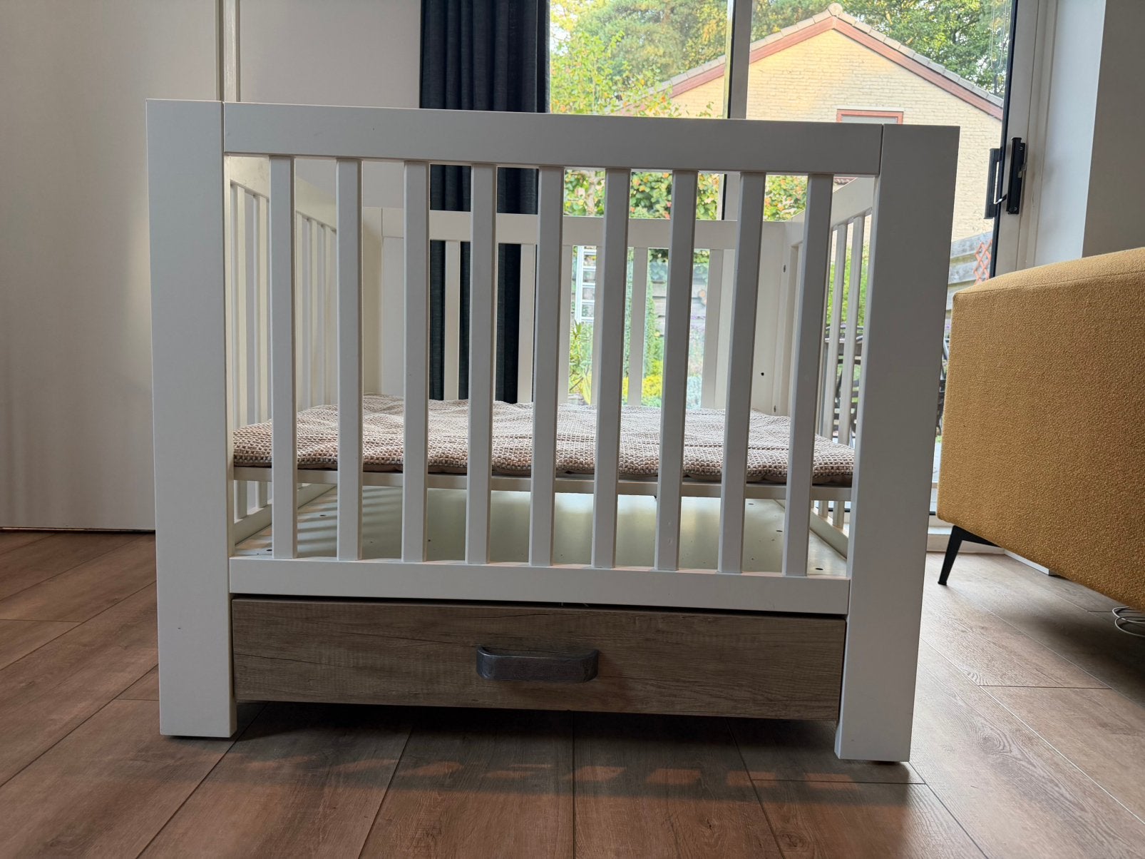 Stevige box kidsmill inclusief boxkleed en matras, Kinderen en Baby's, Ophalen, Gebruikt, In hoogte verstelbaar
