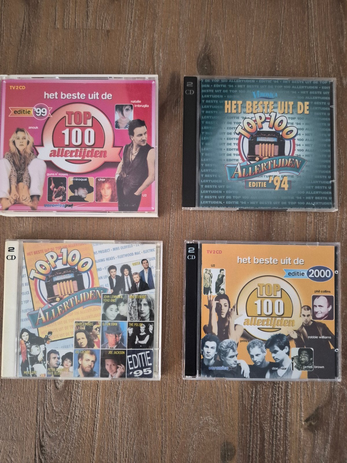 4 dubbel cds top 100 allertijden, Ophalen, Zo goed als nieuw, Pop