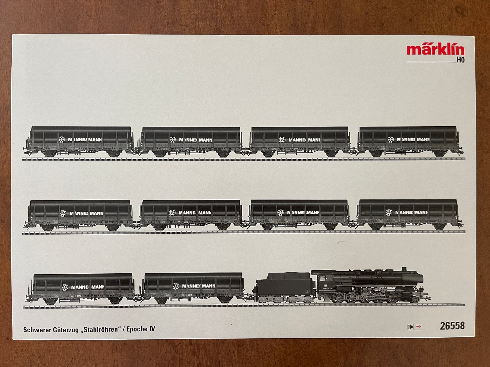 ** NIEUW ** Märklin 26558 ** GOEDERNTREIN + STALEN BUIZEN **, Wisselstroom, Treinset, Nieuw, Ophalen of Verzenden