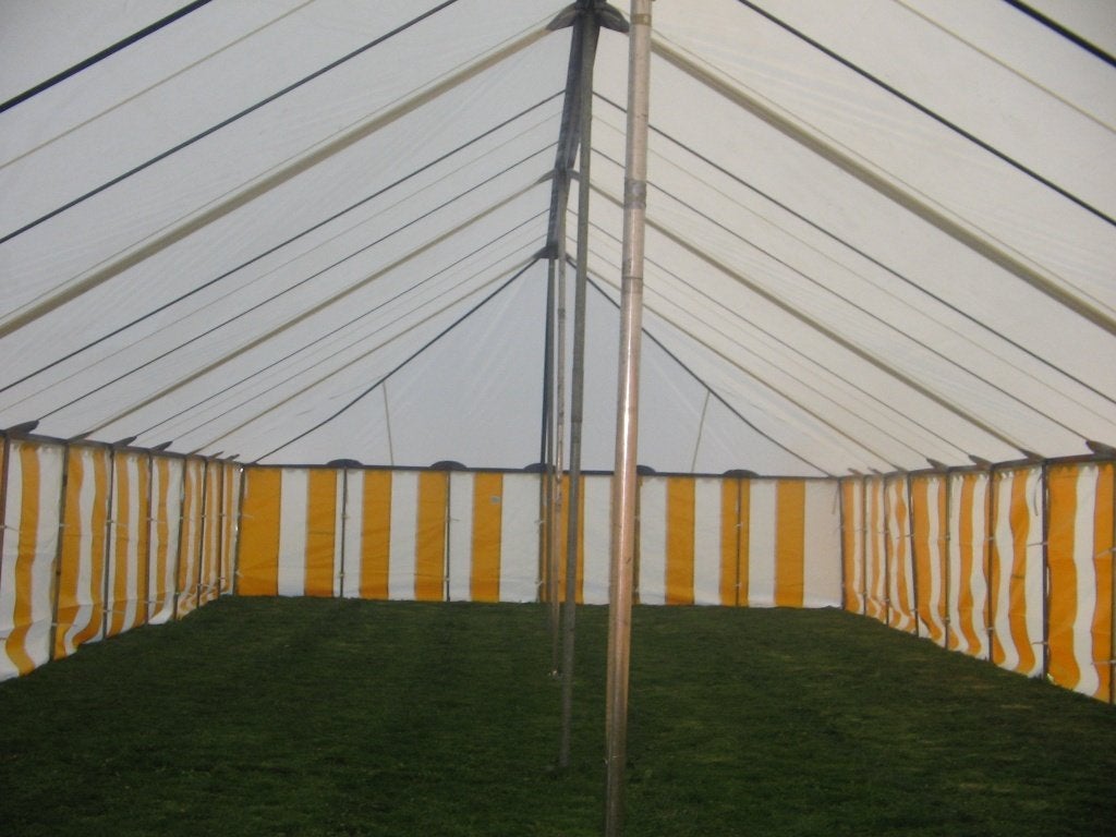 Spantent van 10 x 25 m., Ophalen, Gebruikt, Tot en met 4