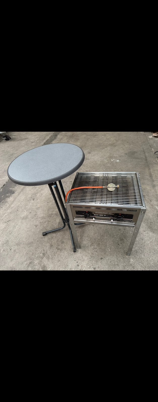 Gas barbecue + bartafel, Ophalen of Verzenden, Zo goed als nieuw