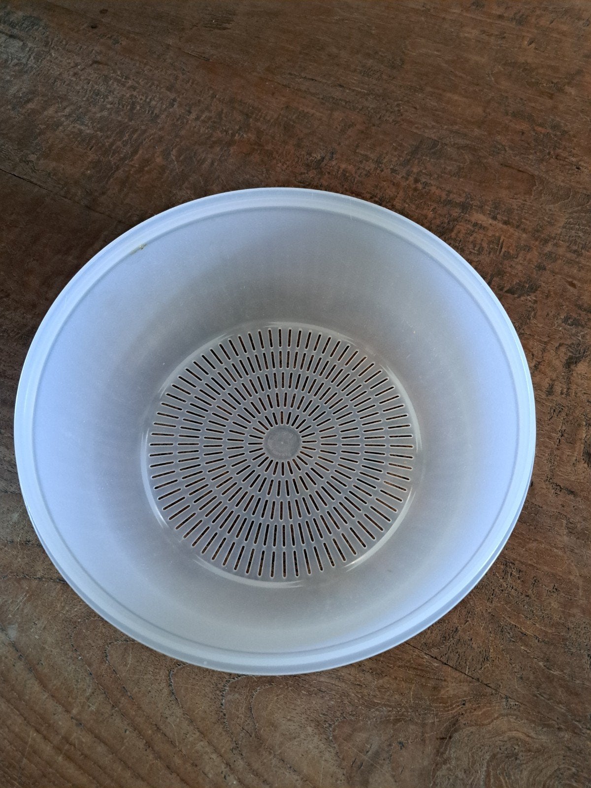 vergiet Tupperware, Kunststof, Gebruikt, Vintage, Ophalen of Verzenden