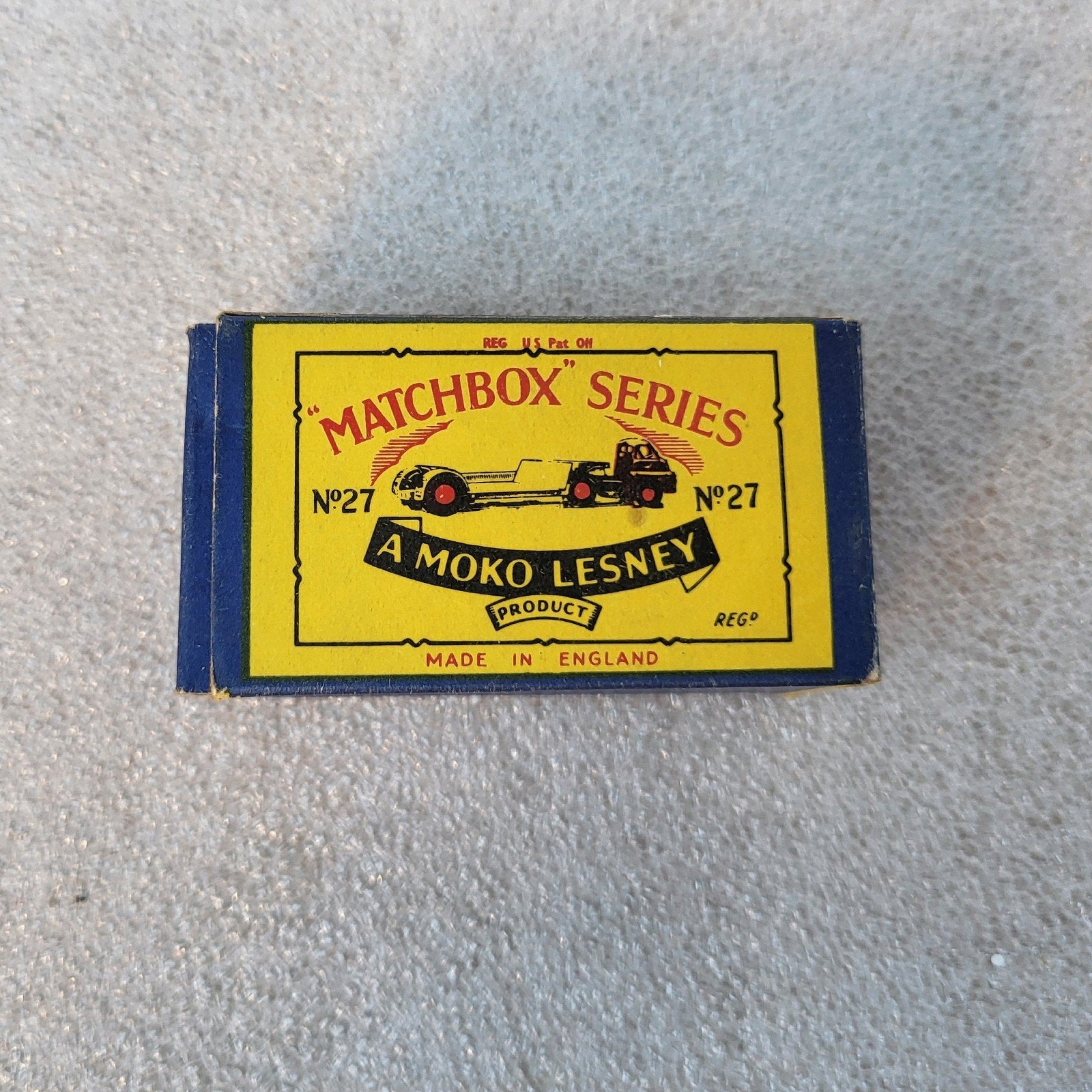 Matchbox Series No. 27 A Moko Lesney Bedford Low Loader, Ophalen of Verzenden, Zo goed als nieuw, Bus of Vrachtwagen