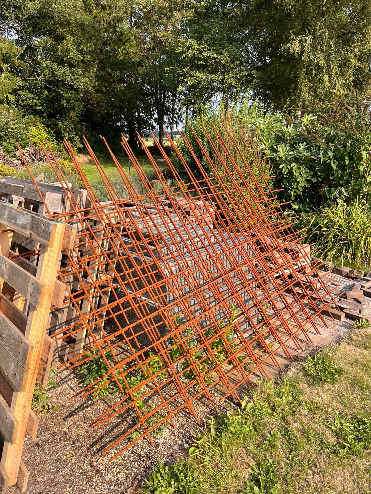 3.5x Wapeningsnetten 10mm maas 150mm, Ophalen, Zo goed als nieuw, Overige typen