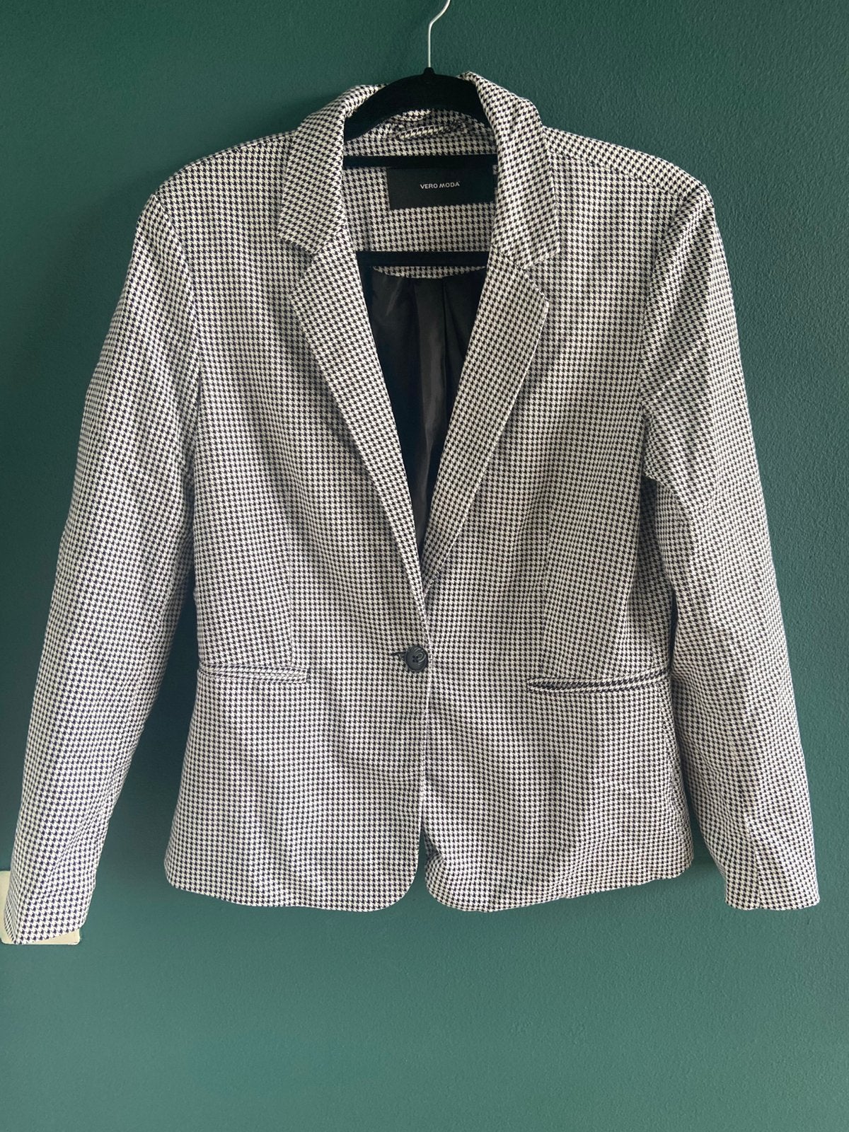 Mooie Vero Moda pied de poule colbert L, Kleding | Dames, Ophalen of Verzenden, Zo goed als nieuw, Maat 42/44 (L), Meerkleurig