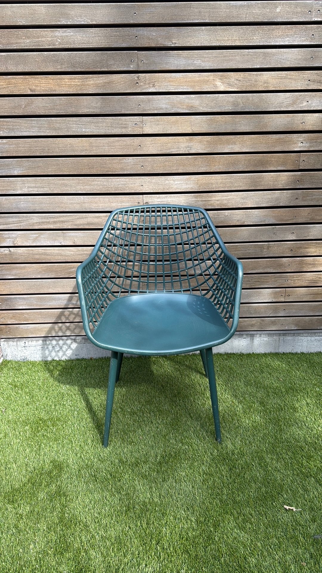 DS4U - Niall tuinstoel | Groen | 3 stuks, Ophalen, Zo goed als nieuw, Kunststof