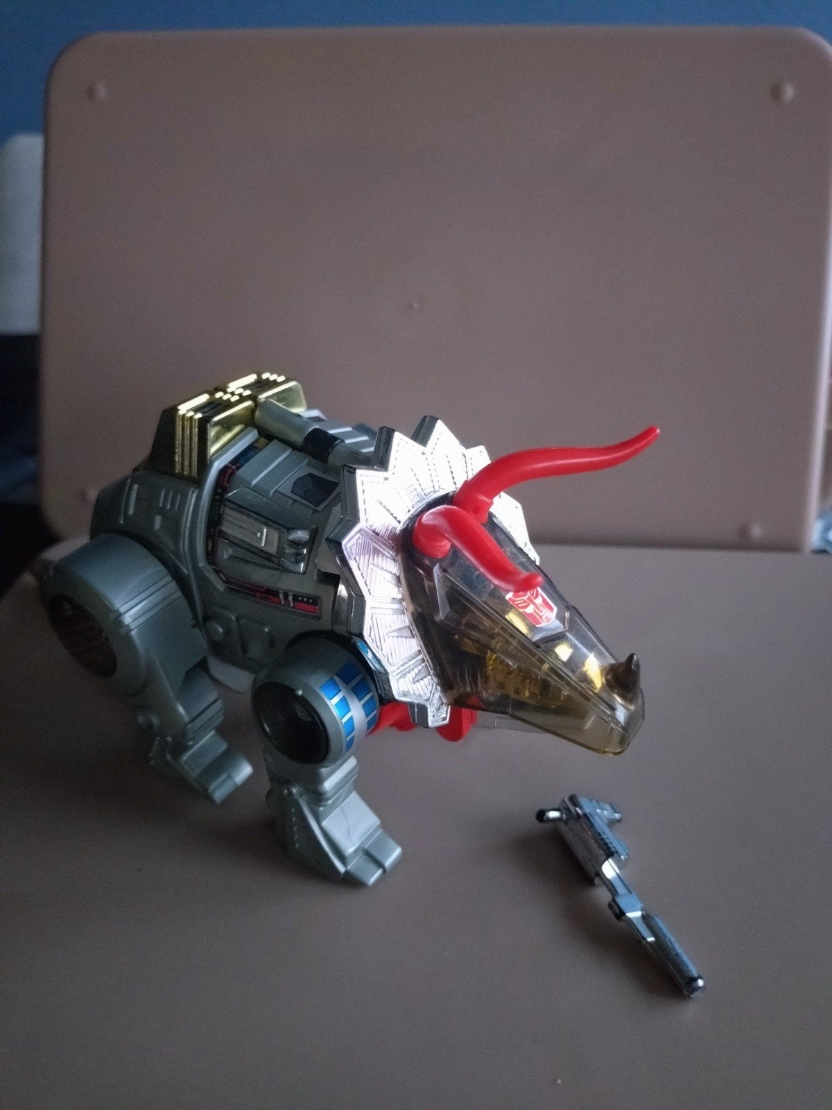 Vintage Transformers G1 Dinobot Snarl Triceratops, Verzamelen, G1, Ophalen of Verzenden, Gebruikt, Overige rassen