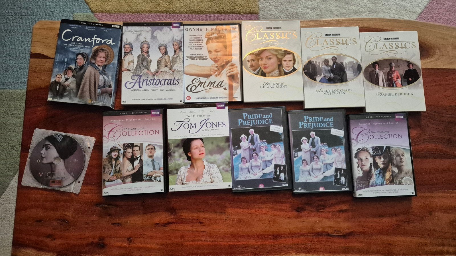 Diverse DVD Collectie: Kostuumdrama's en Klassiekers, Ophalen, Nederlands, Vanaf 12 jaar, Inclusief doosje