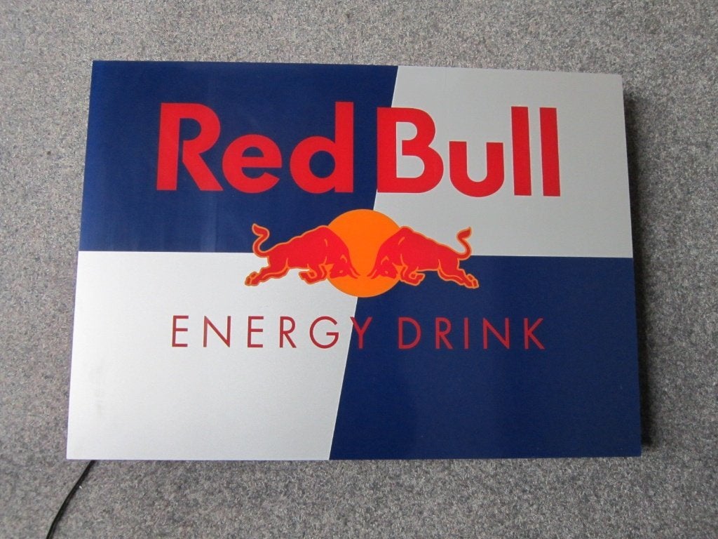 RED BULL LED LICHTRECLAME, Verzamelen, Ophalen, Nieuw, Lichtbak of (neon) lamp