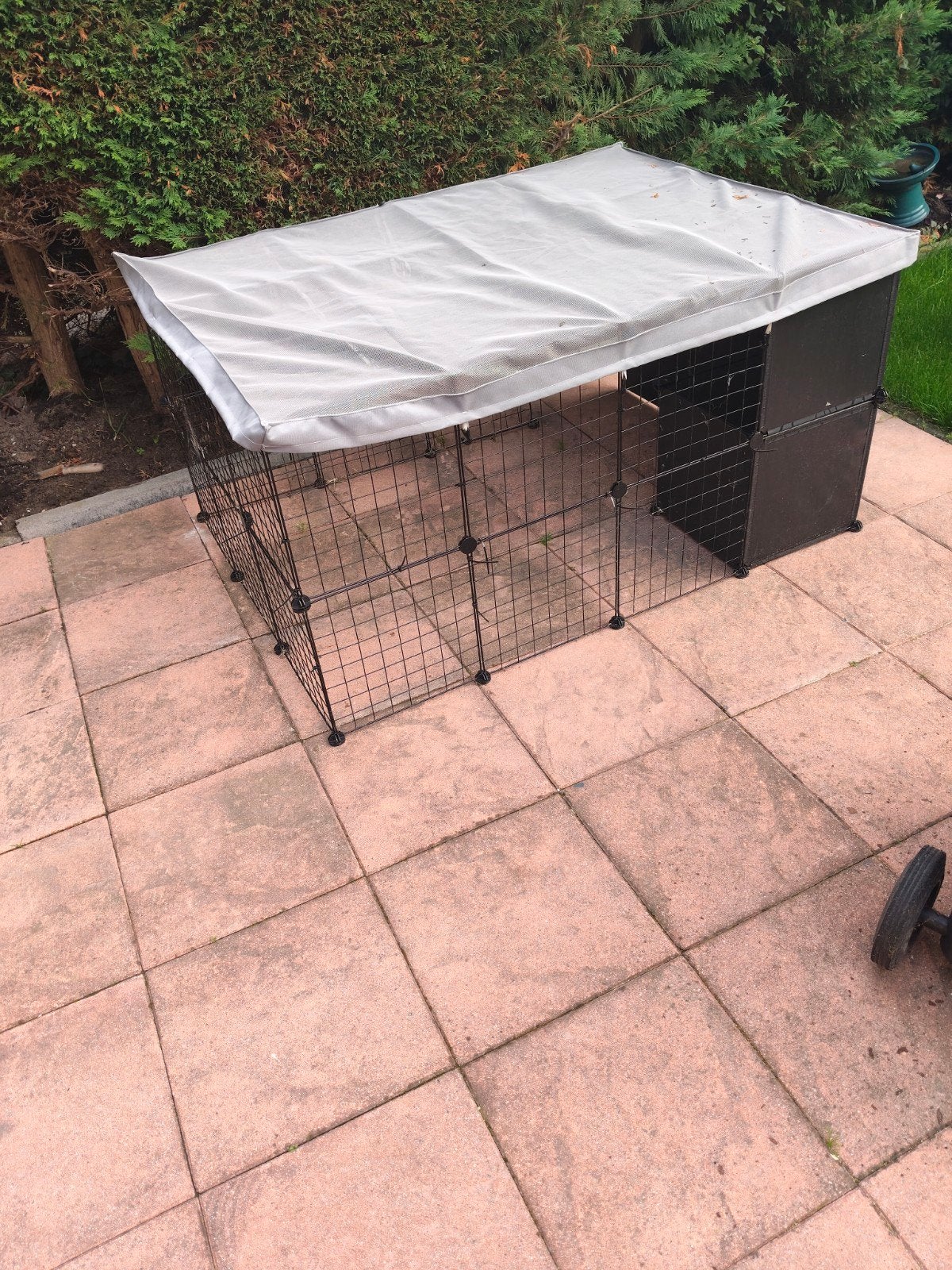 Konijnen ren 1,4x1,05m en 72cm hoog, Dieren en Toebehoren, Ophalen, Zo goed als nieuw, 110 cm of meer, 65 tot 100 cm