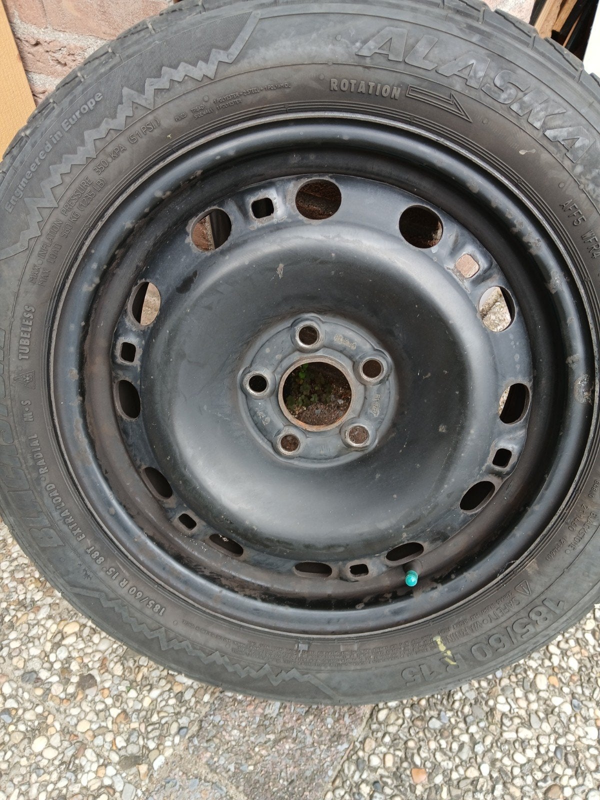 Stalen velgen, Ophalen, Gebruikt, 15 inch, Velg(en)