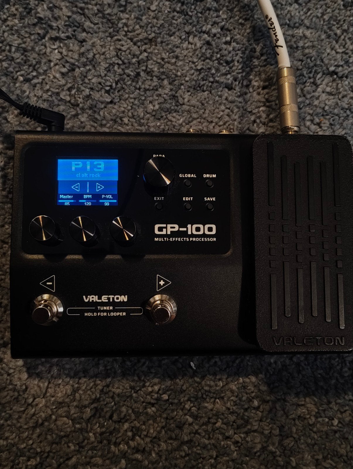 Valeton GP-100 Multi-effect Processor Gitaarpedaal, Muziek en Instrumenten, Effecten, Ophalen of Verzenden, Gebruikt, Multi-effect