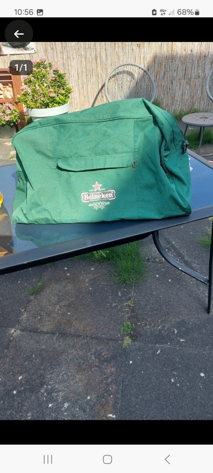 Heineken weekend tas - Groen, Ophalen of Verzenden