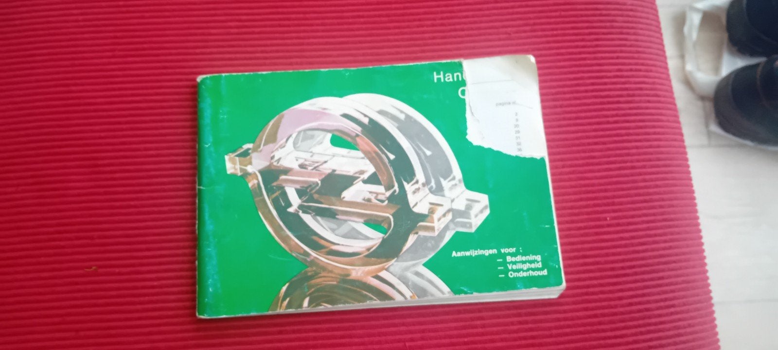 opel handleiding, Ophalen