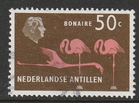 Antillen 1958 286 Bonaire 50c, Gest, Ophalen of Verzenden, Gestempeld