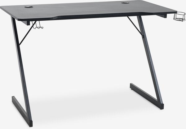 Jysk Gaming bureau, Ophalen, Zwart, Gebruikt, 120 cm