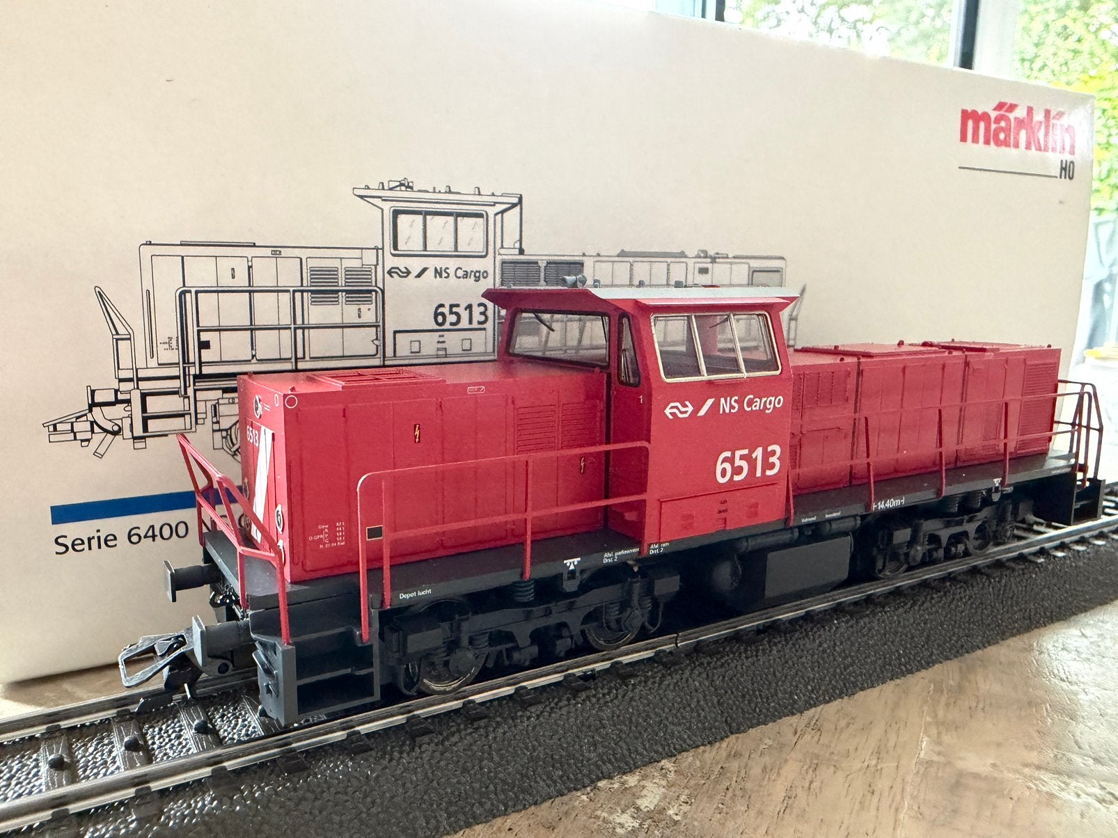 Märklin HO 33641 NS Cargo met Uhlenbrock DCC decoder, Wisselstroom, Locomotief, Ophalen of Verzenden, Märklin