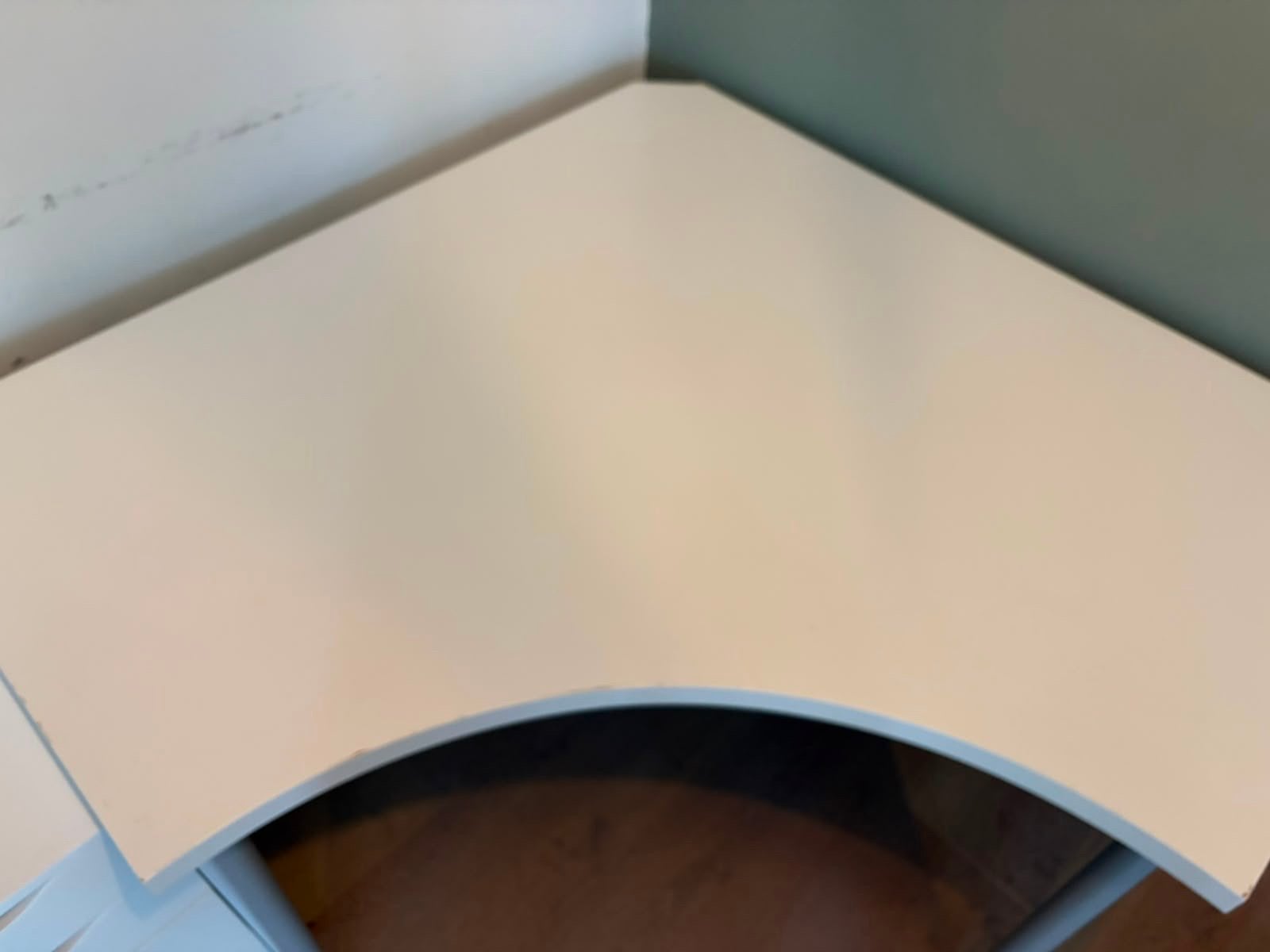 IKEA wit hoekbureau, Ophalen, Gebruikt, 120 cm, 120 cm