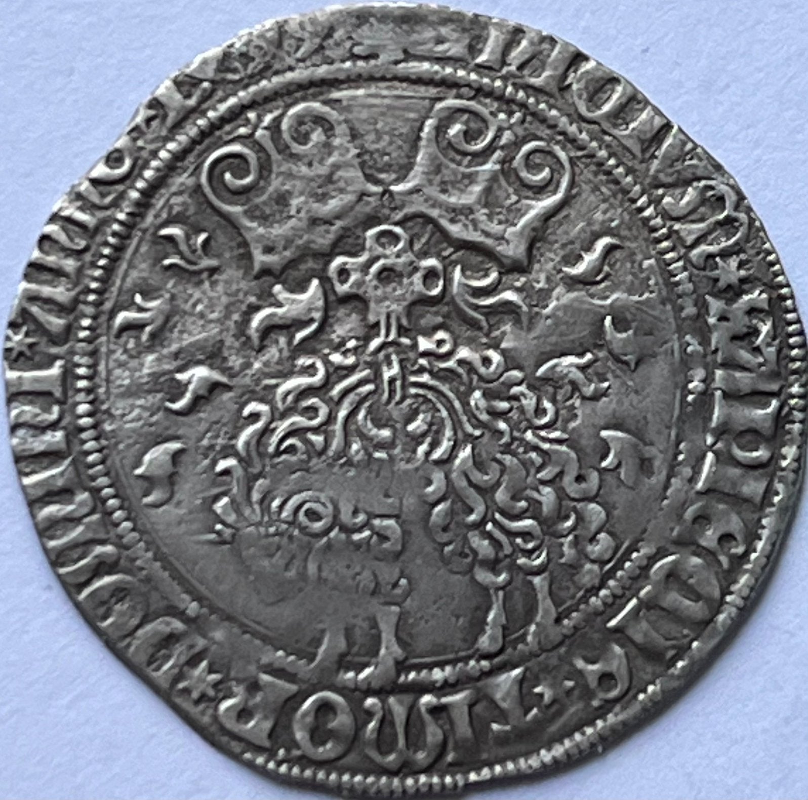 Antwerpen zeldzaam zilveren vlies 1499 mooi exemplaar, Vóór koninkrijk, Zilver, Losse munt, Overige waardes