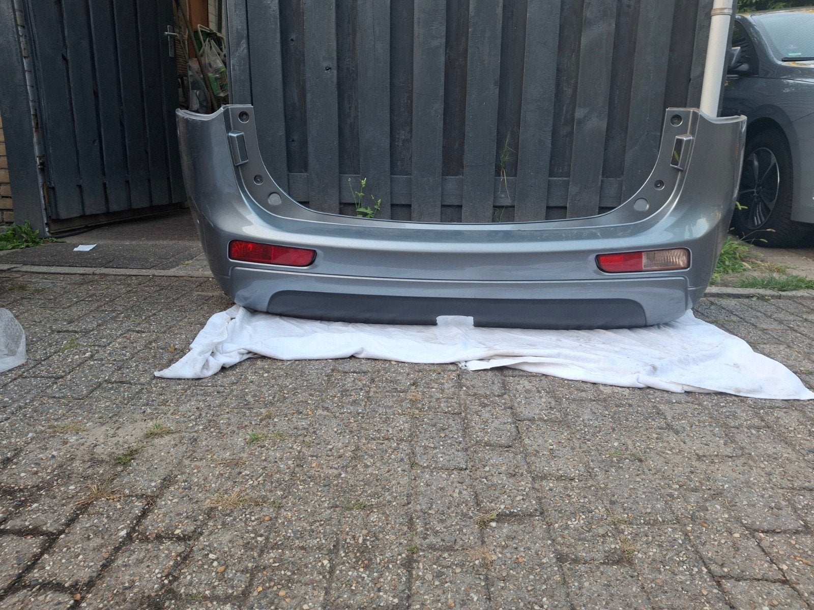 Achterbumper Mitsubishi Outlander PHEV 2013 U17A, Ophalen, Gebruikt, Achter, Mitsubishi