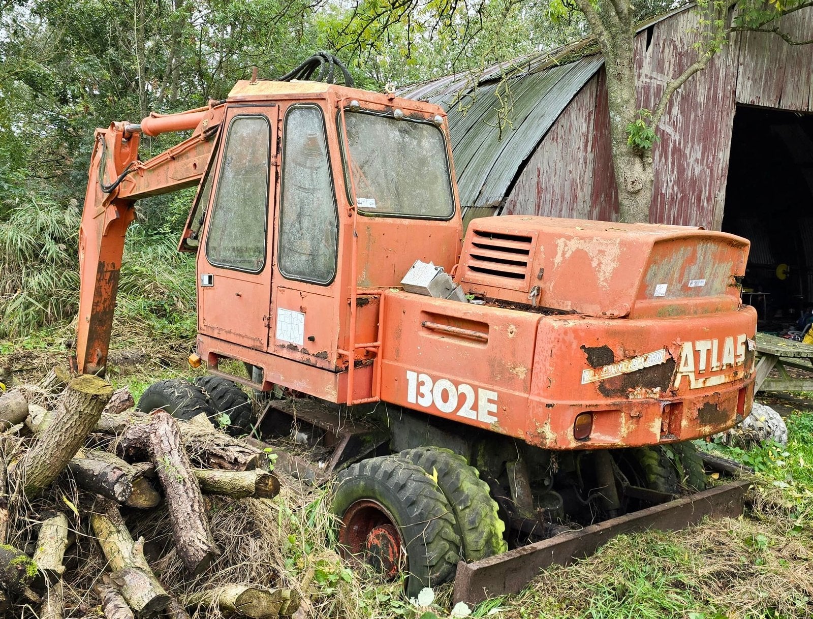 Te koop; Atlas 1302 Wielkraan, Ophalen, Graafmachine