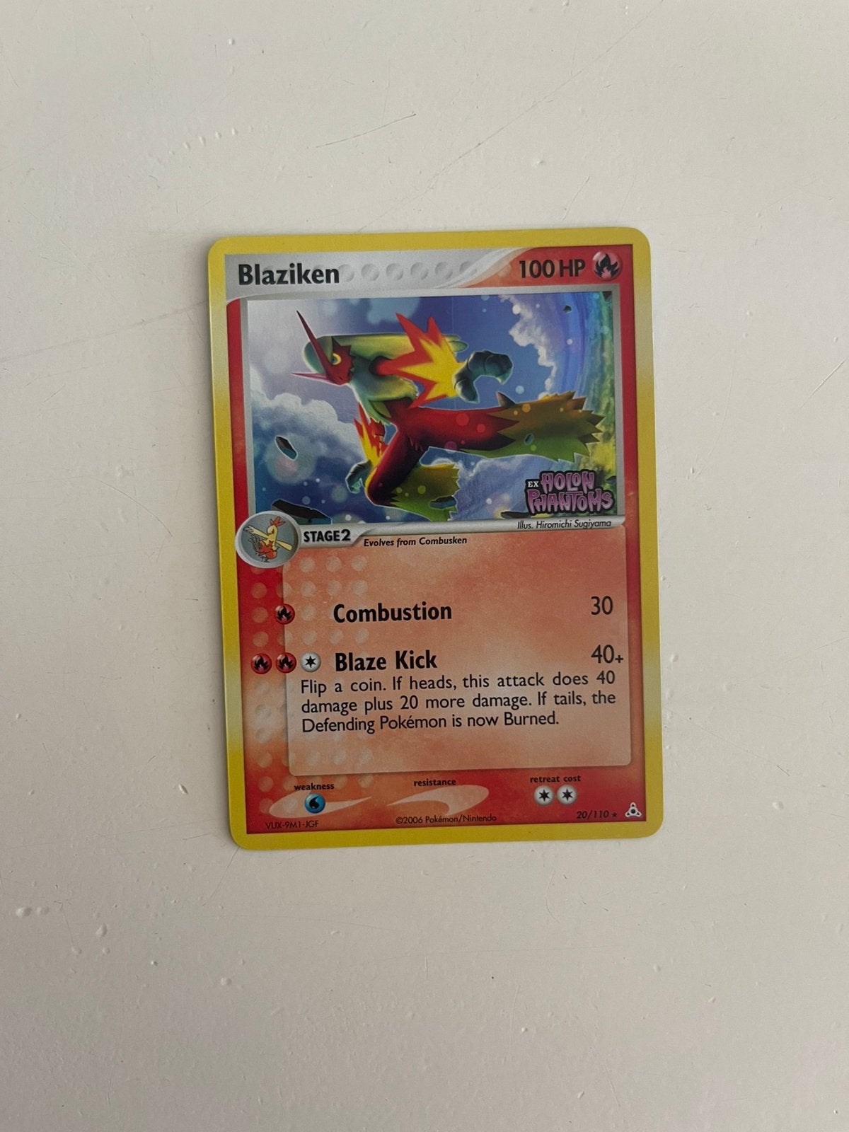 Blaziken reverse holo - Pokemon kaarten, Ophalen of Verzenden, Zo goed als nieuw, Losse kaart, Foil