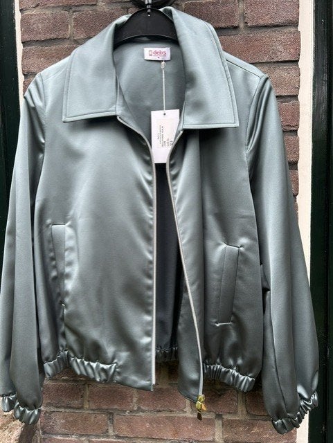 bomberjack teal M Deb's Casual Elegance, Ophalen of Verzenden, Nieuw, Blauw