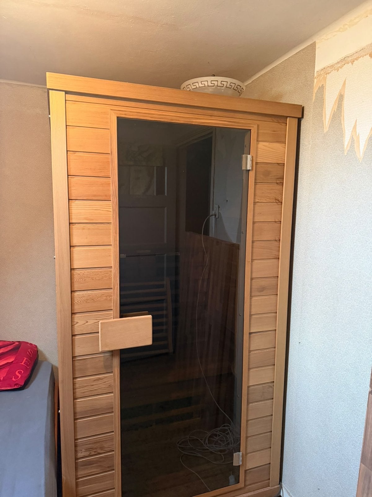Health Company 3 infrarood sauna  - Zo goed als nieuw, Sport en Fitness, Ophalen, Zo goed als nieuw, Infrarood, Complete sauna