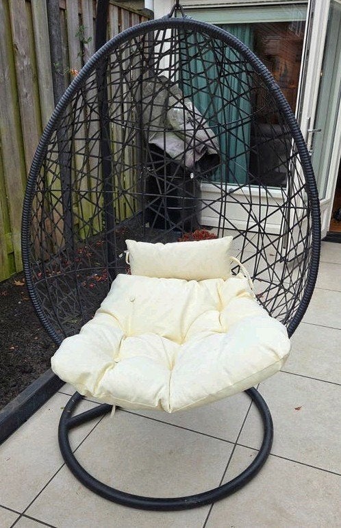 Xenon Buiten Hangstoel met Kussen, Tuin en Terras, Tuinmeubel-accessoires, Ophalen, Gebruikt