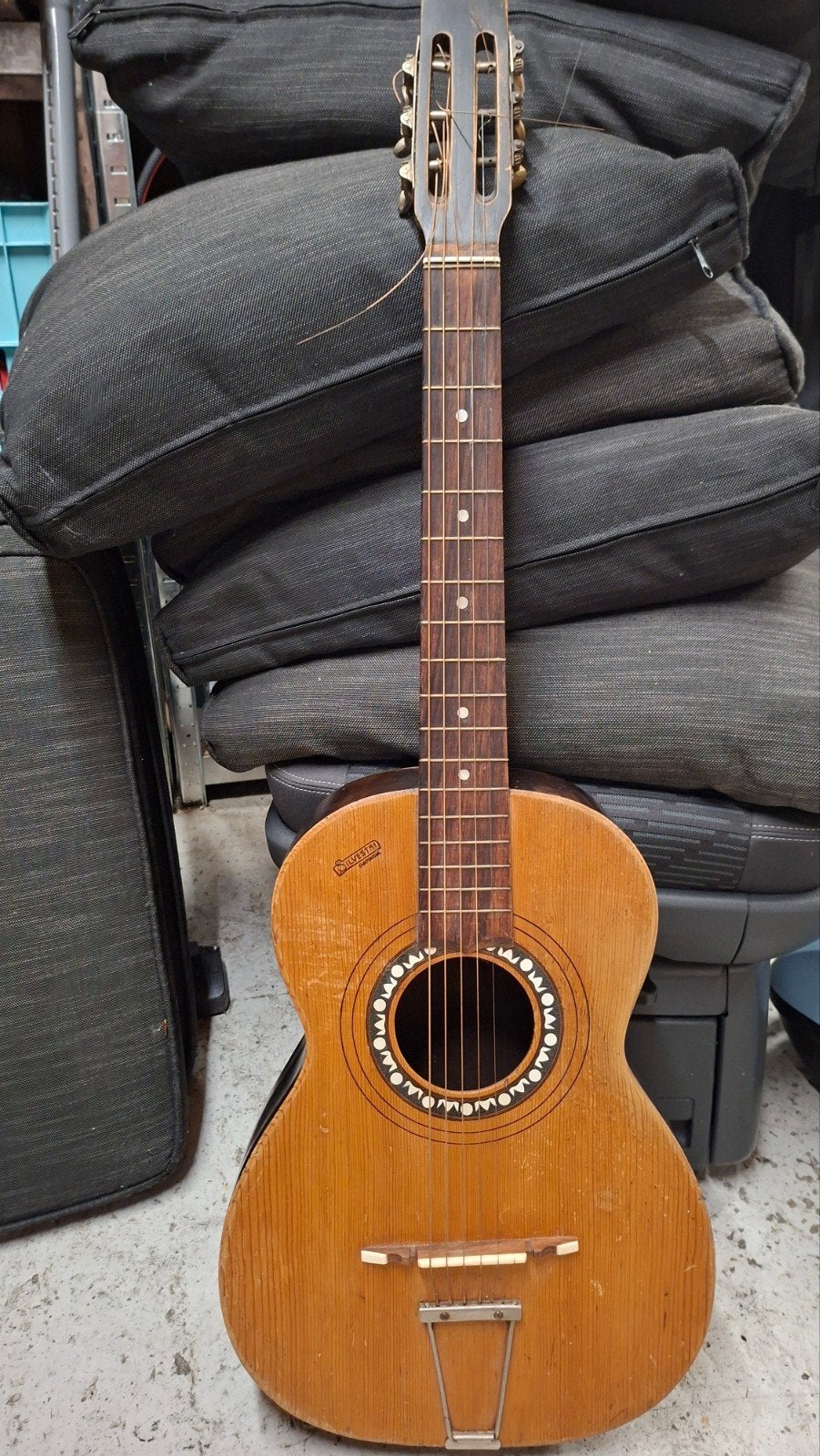 Vintage Silvestri Catania gitaar, Muziek en Instrumenten, Ophalen, Gebruikt, Klassieke of Spaanse gitaar