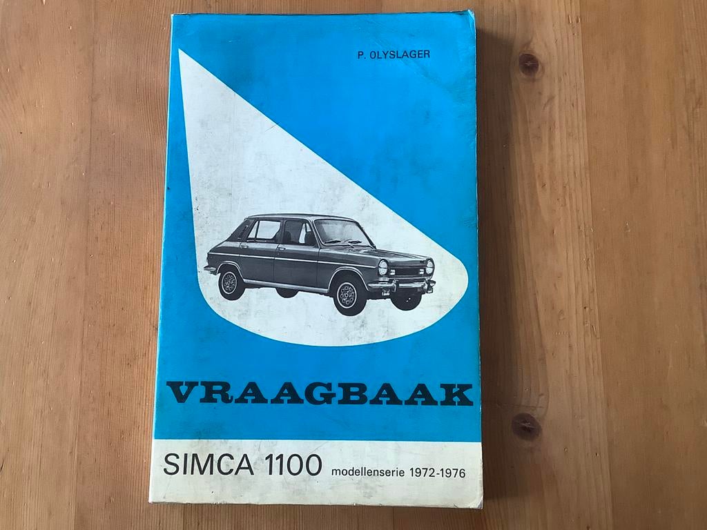 Vraagbaak Simca 1100, Ophalen of Verzenden