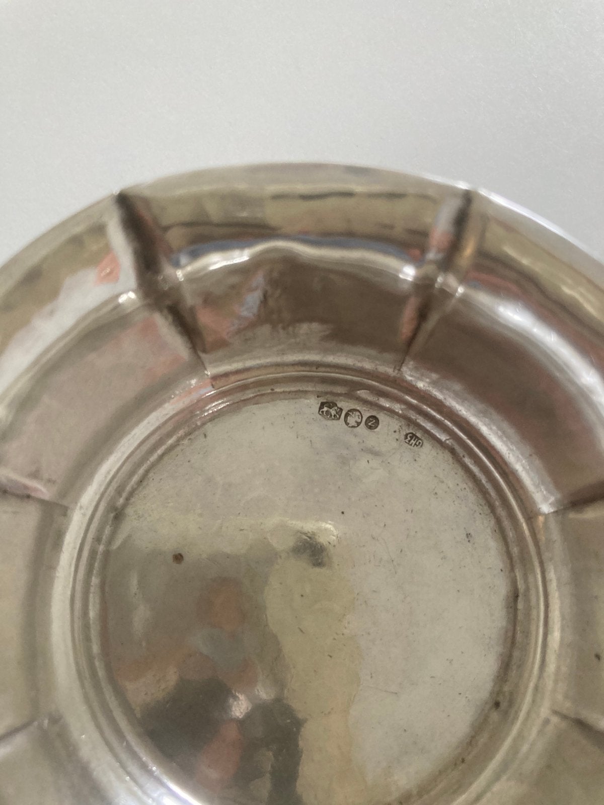 Zilveren schaaltje 2de gehalte Schoonhoven diameter 8cm, Ophalen of Verzenden, Zilver