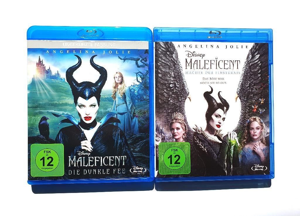 Maleficent 1 + 2 (2 disc), Cd's en Dvd's, Blu-ray, Zo goed als nieuw, Science Fiction en Fantasy, Ophalen of Verzenden