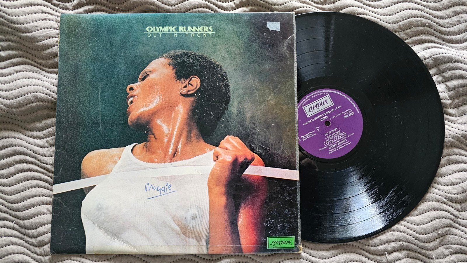 Olympic Runners - Out In Front LP (1975), Ophalen of Verzenden, Gebruikt, 12 inch, LP