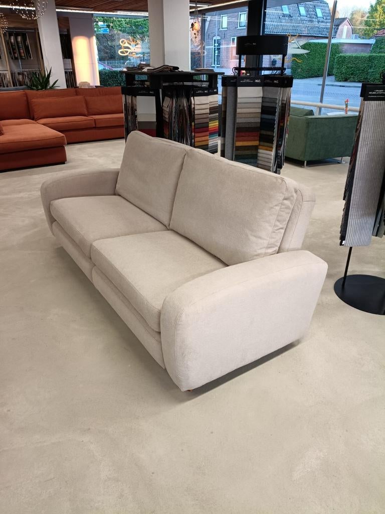 Minotti Design Bank – Opnieuw Gestoffeerd | Topconditie, Ophalen of Verzenden, 75 tot 100 cm, Stof