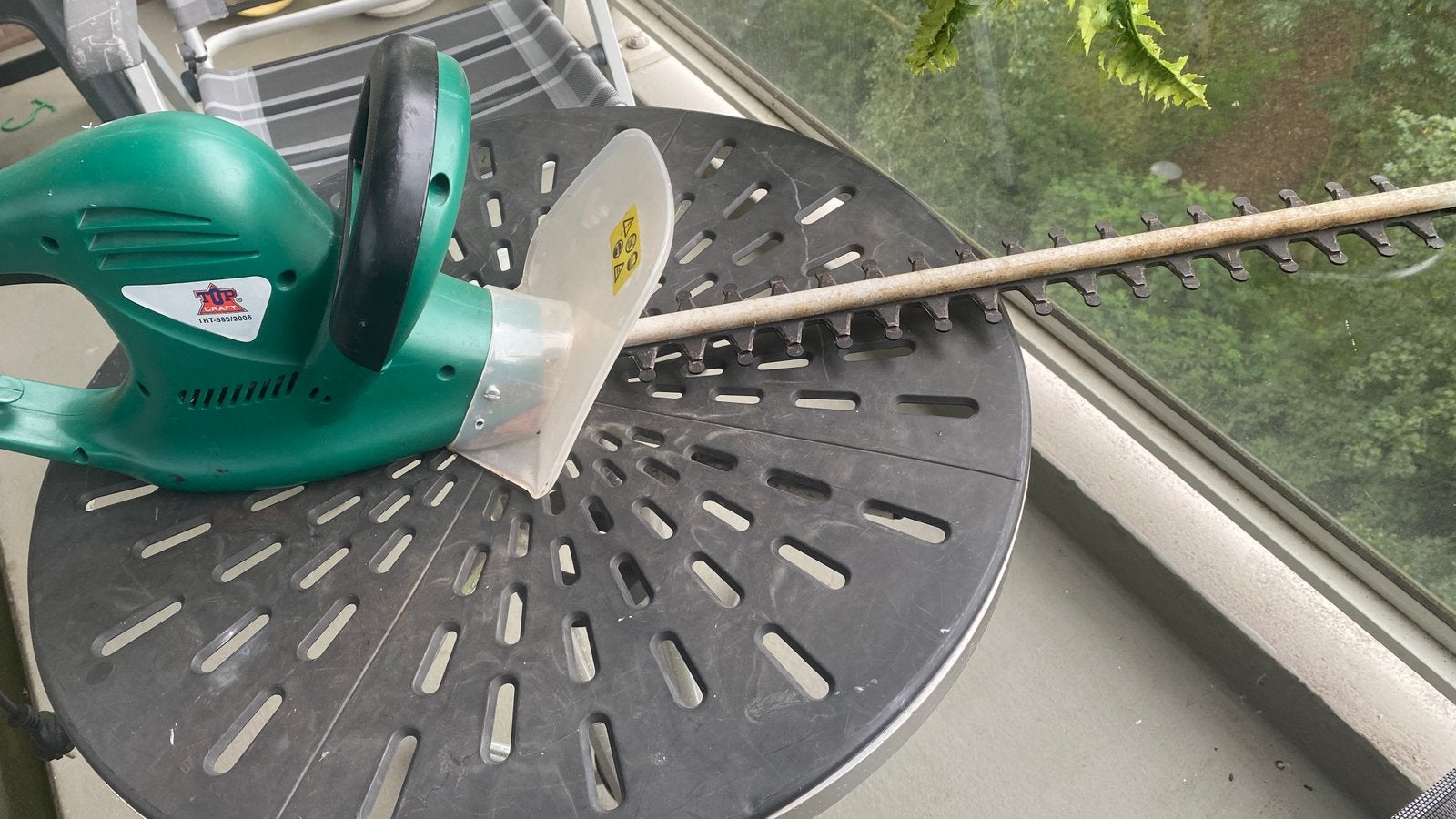 Elektrische heggenschaar topcraft, Tuin en Terras, Heggenscharen, Ophalen of Verzenden, Gebruikt, Elektrisch