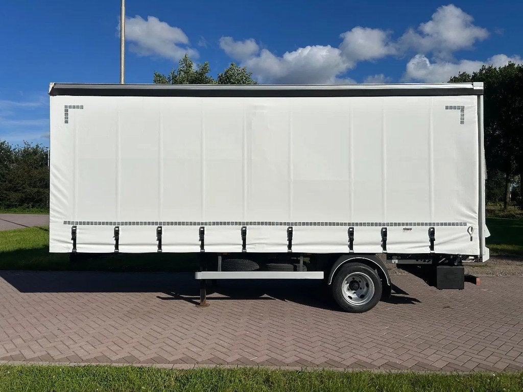 VF Be oplegger 6.6 ton schuifzeilen laadklep 1000 kg, Overige brandstoffen, Wit, Bedrijf, Geïmporteerd