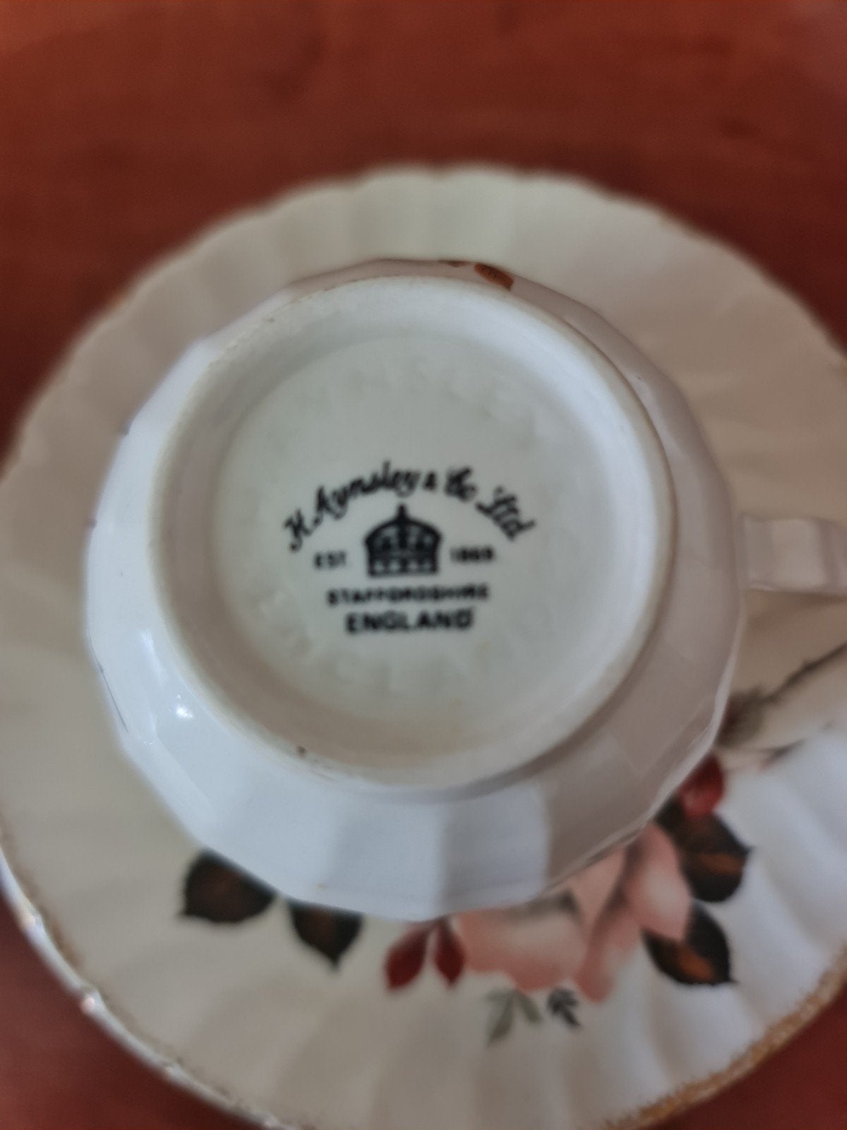 Set van 2 Vintage Royal Ascot en H. Aynsley & Co. theekopjes, Ophalen of Verzenden