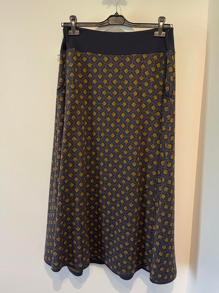 COSTURA Lange Rok - Maat 42/44 (L), Kleding | Dames, Rokken, Zo goed als nieuw, Maat 42/44 (L), Blauw, Onder de knie, Ophalen of Verzenden