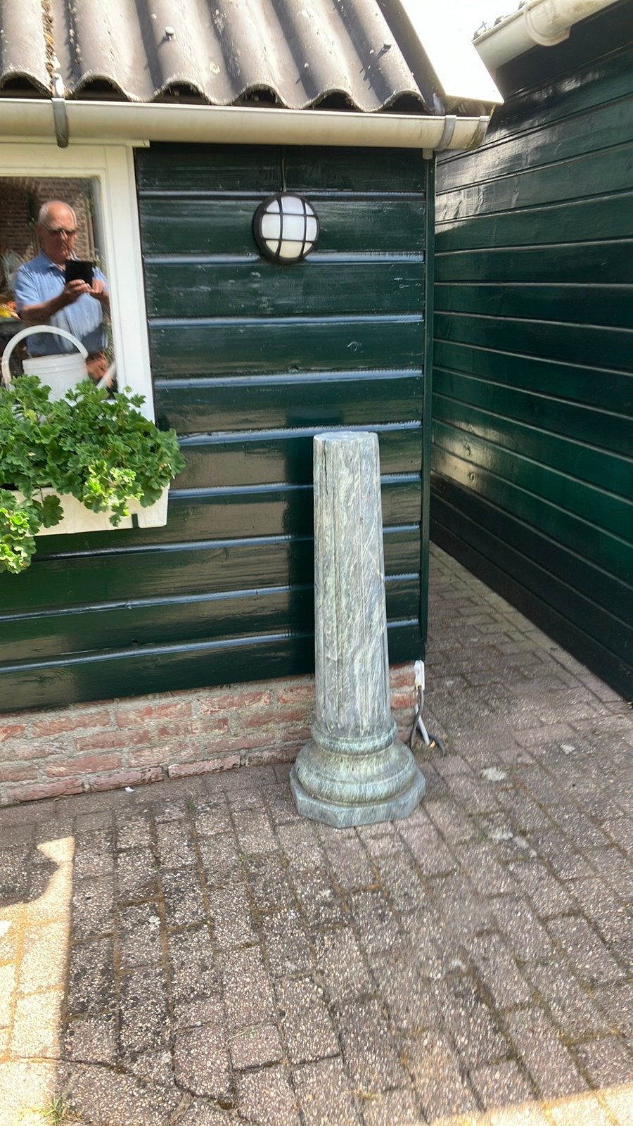 Marmeren zuil, Ophalen, Zo goed als nieuw