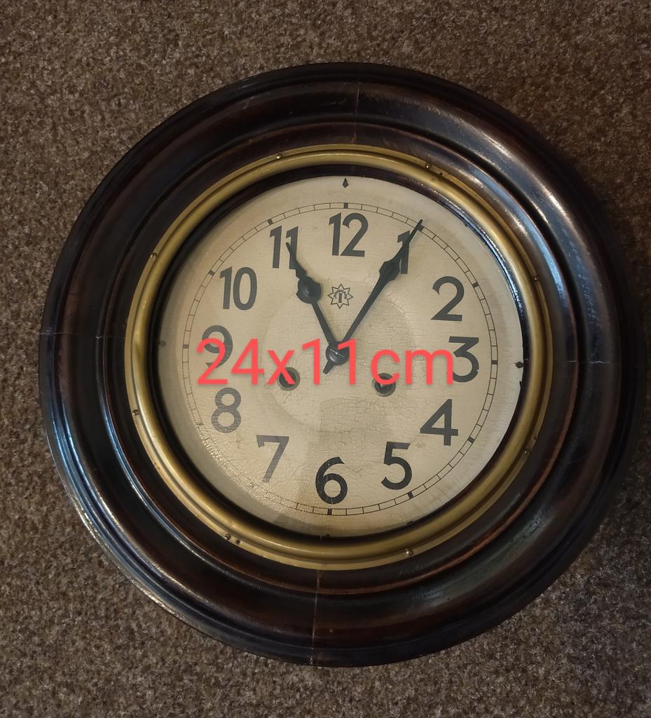 Antieke JUNGHANS schoolklok, wandklok, vintage, Ophalen of Verzenden