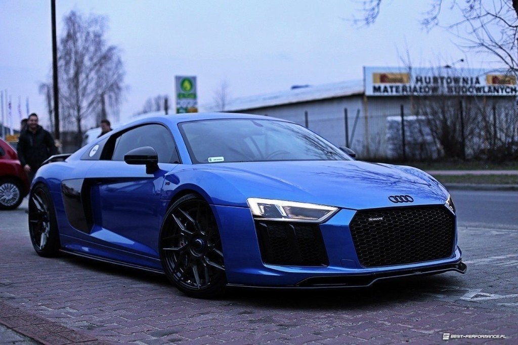Voorlip sideskirt diffuser splitter canard - Audi R8 15-18, Auto diversen, Tuning en Styling, Ophalen of Verzenden