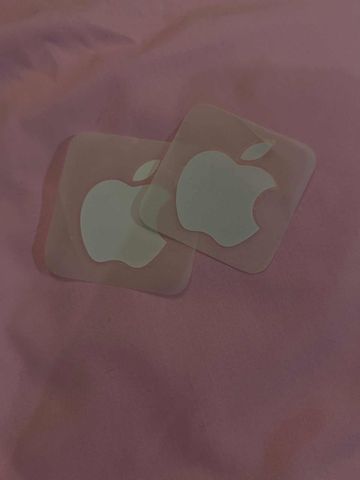 Twee Apple logo stickers - Nieuw, Hobby en Vrije tijd, Stickers en Plaatjes, Verzenden, Nieuw, Meerdere stickers