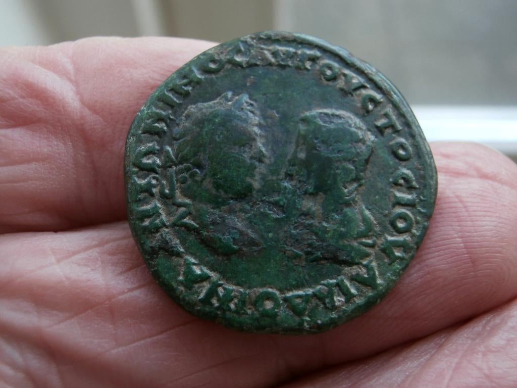 Mooie AE26 Caracalla..bodemvondst., Ophalen of Verzenden, Overige landen
