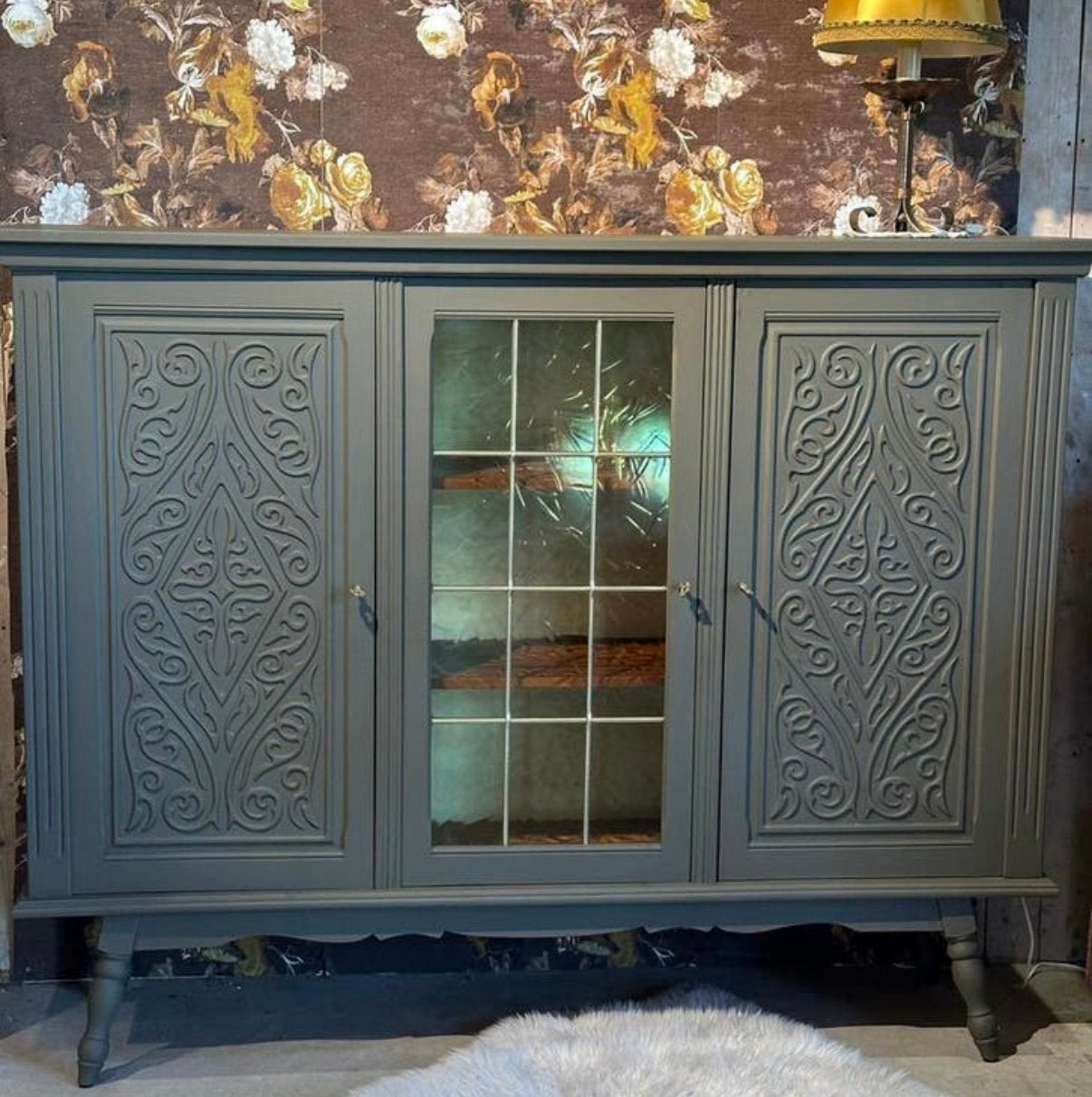 Vintage servieskast kast opgeknapt, Ophalen