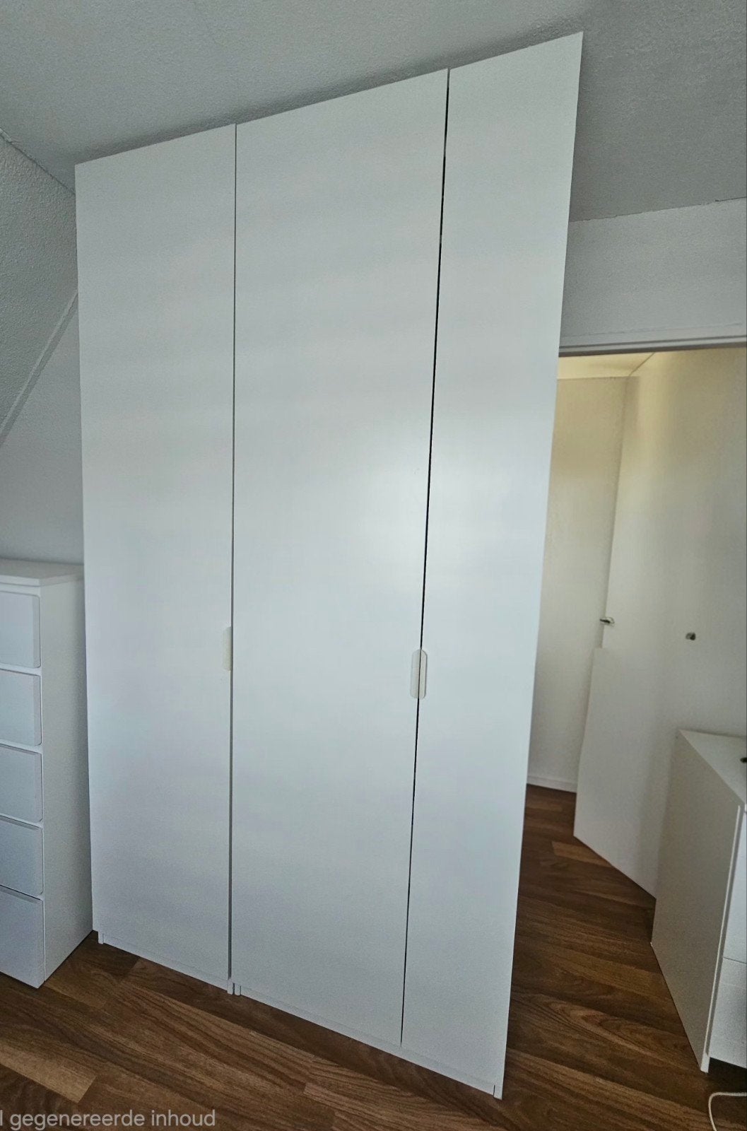 zgan Witte ikea pax kledingkast, ook mooi voor kinderkamer, Ophalen, Gebruikt, 100 tot 150 cm, 200 cm of meer