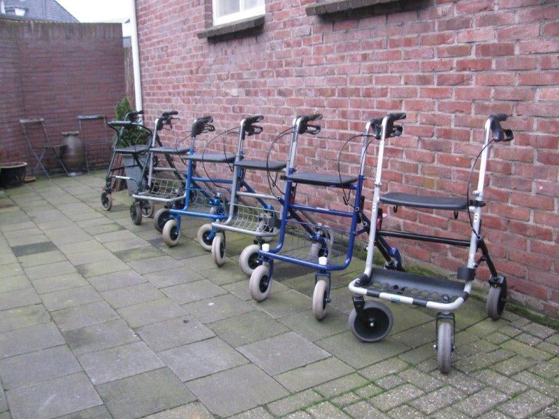 ingeruilde rollators uitzoeken €15 per stuk, Ophalen, Opvouwbaar, Gebruikt